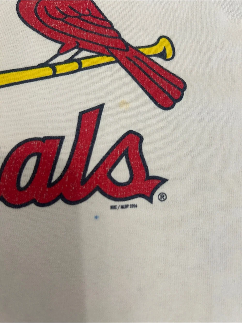 2006 Vintage Nike MLB St. Louis Cardinals white/red Raglan Tee size Large